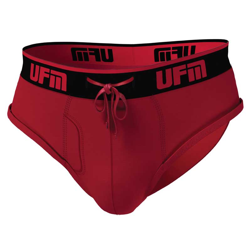 Parent UFM Underwear for Men Everyday Polyester 0 inch Brief Red 800